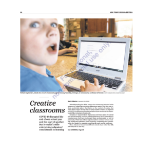 USA Today's America Recovers: "Creative Classrooms"