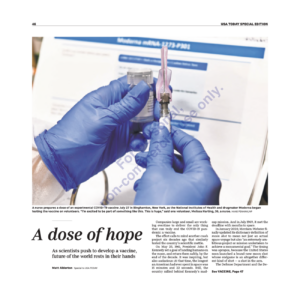 USA Today's America Recovers: "A Dose of Hope"