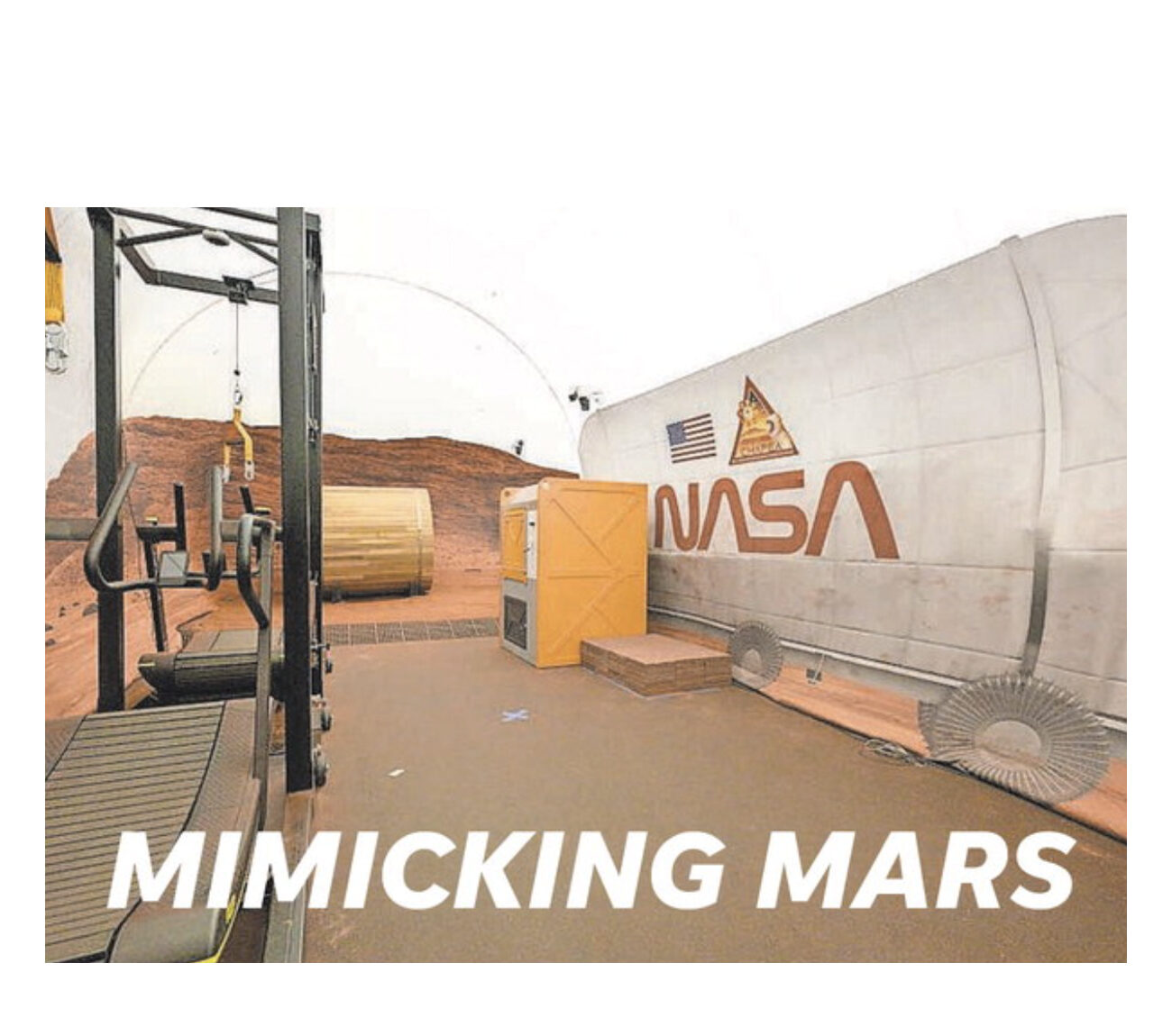USA Today NASA Special Edition: "Mimicking Mars"