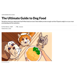 AARP.org: "The Ultimate Guide to Dog Food"