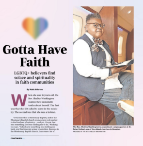 USA Today Pride Special Edition: "Gotta Have Faith"